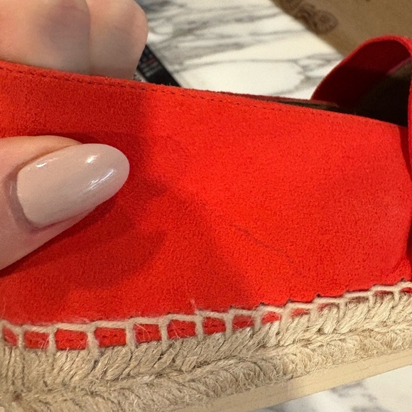 EUC-$500 STELLA MCCARTNEY Logo Bicolor Striped Espadrilles Cap Toe Flats - Picture 10 of 14